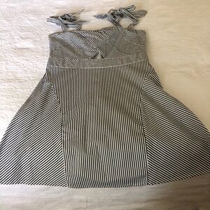Newberry Kustom black & white stripe dress
